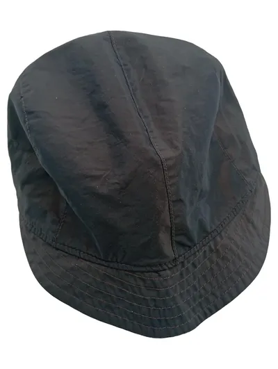 Borsalino Cap Schirmmütze Herren Gr. 58 Schwarz Polyester Made in Italy