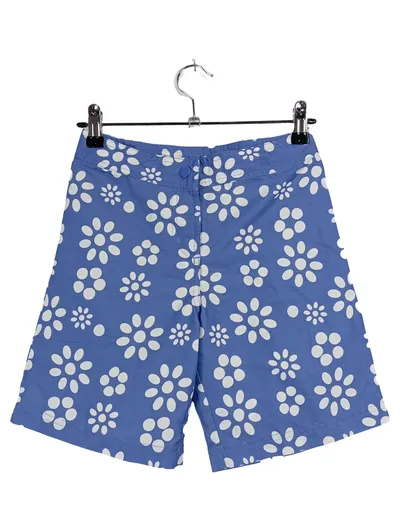 Alive Kinder Shorts Blumenmuster Blau Gr. 128 Casual Freizeit Polyester