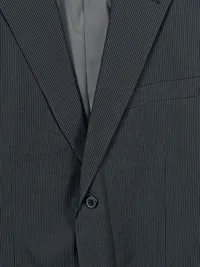 A.W. Dunmore Herren Sakko Business Anzugjacke Schwarz Gestreift Einheitsgröße 2