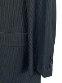 A.W. Dunmore Herren Sakko Business Anzugjacke Schwarz Gestreift Einheitsgröße 3