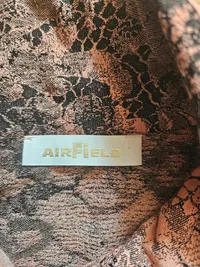 Airfield Damen Jerseyjacke Gr. 36 Mehrfarbig Tiermuster Kurzarm 4