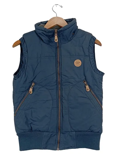 Bench Steppweste Damen Blau Gr. 36/S Praktisch Outdoor Weste gesteppt
