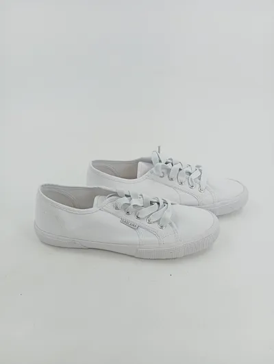 LASCANA Damen Sneaker Low Weiß Gr. 39 Freizeitschuh Casual