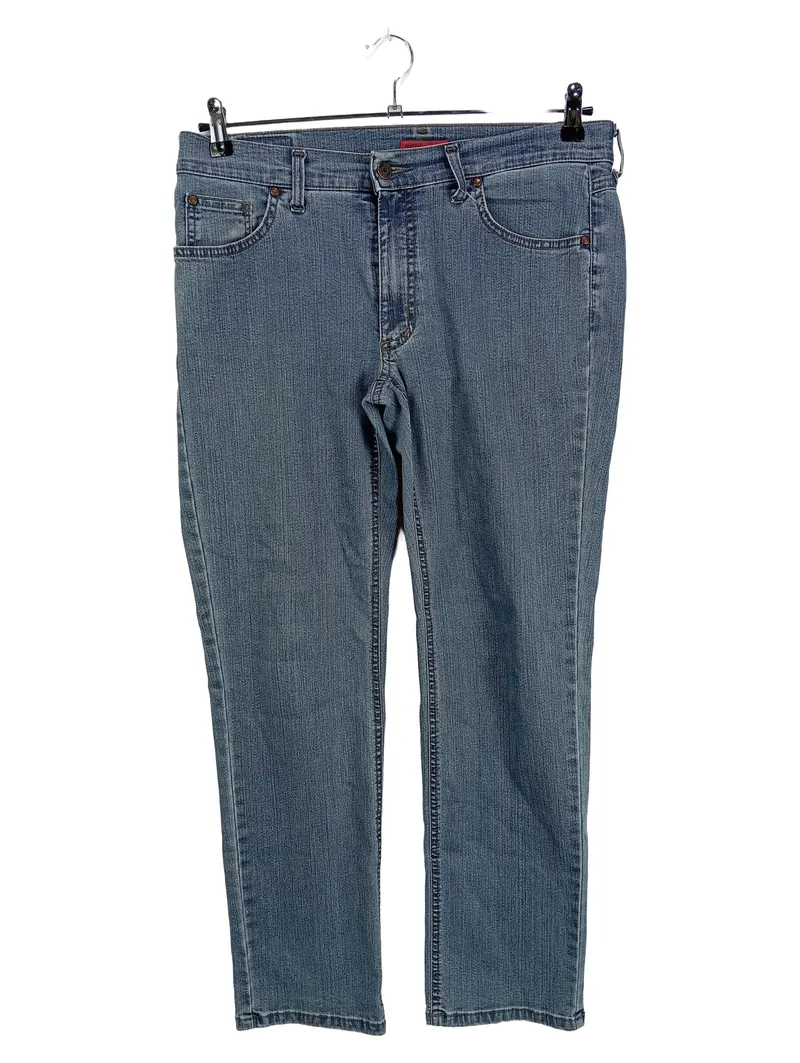 ANGELS Damen Jeans Regular Fit Blau W33 L28 Baumwolle Casual 1