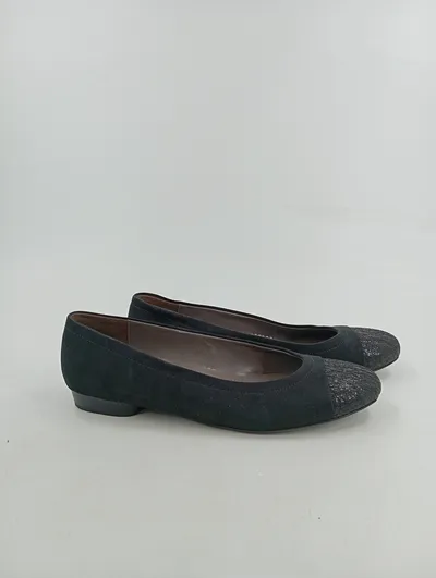 Jenny Damen Ballerinas Schwarz Gr. 41 Elegant Glitzer
