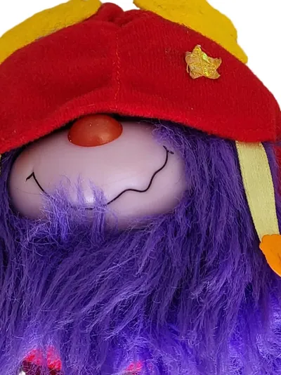 Hallmark Kuscheltier Plüschfigur lila Monster rote Mütze Mehrfarbig 17cm