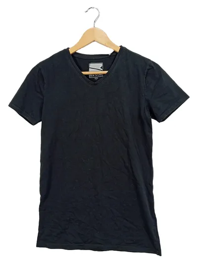 Ben Stone Herren T-Shirt Schwarz Gr. 46/S Basic