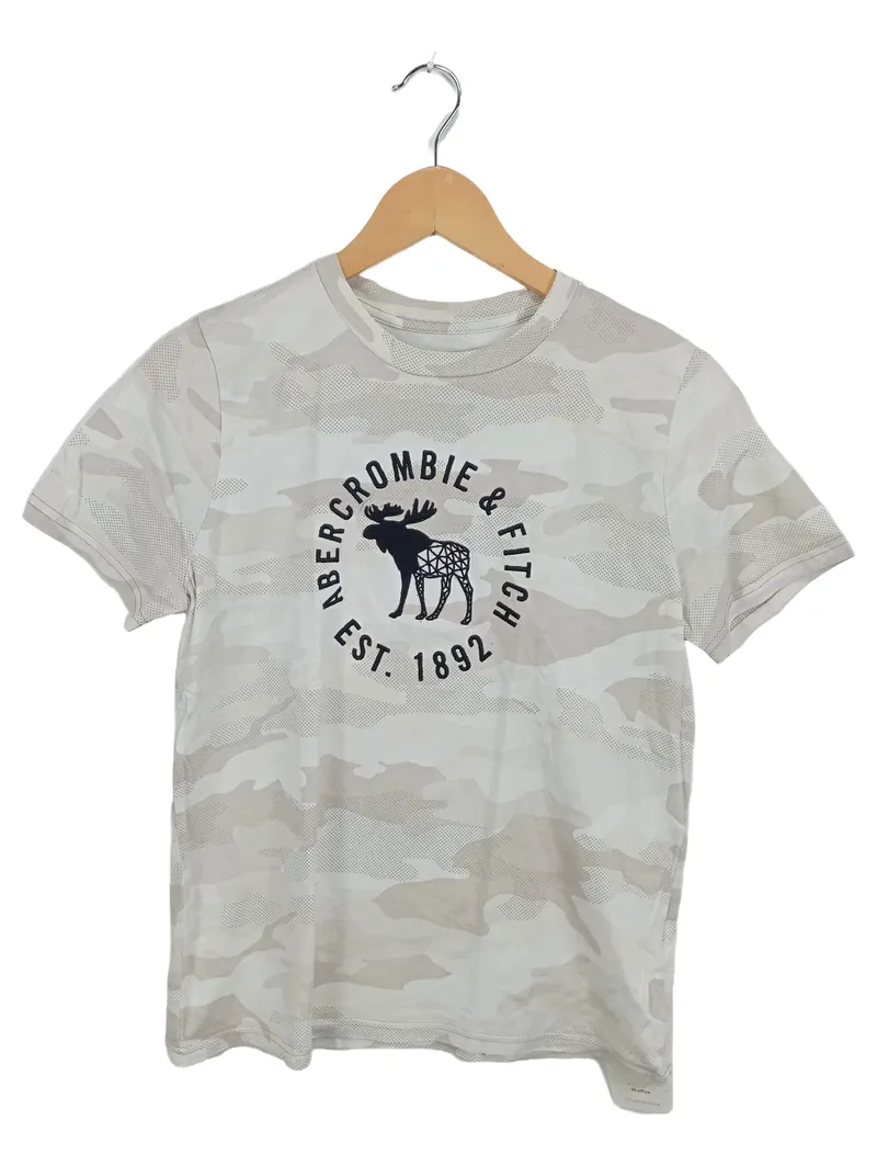 Abercrombie Kids T-Shirt Kinder Gr. 158 Camouflage Elch-Logo Mehrfarbig 1