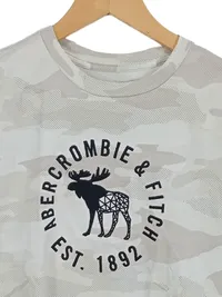 Abercrombie Kids T-Shirt Kinder Gr. 158 Camouflage Elch-Logo Mehrfarbig 3