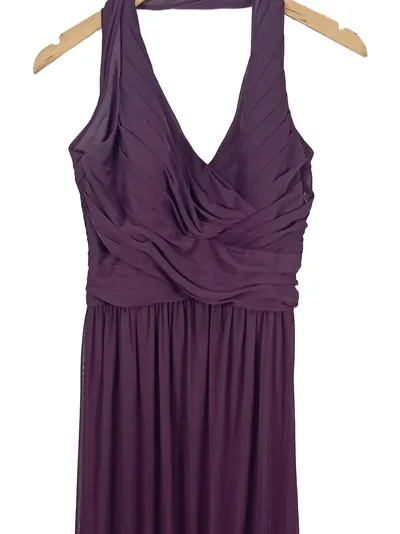 David's Bridal Damen Abendkleid Maxikleid Gr. 40/L Lila Elegant Festlich