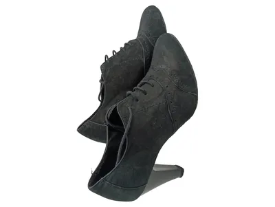 Alessandro Bonciolini Damen Schnürschuh Gr. 40 Schwarz Elegant Brogue