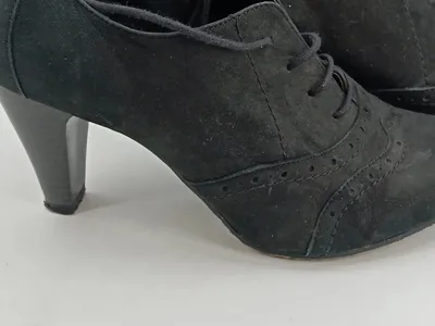 Alessandro Bonciolini Damen Schnürschuh Gr. 40 Schwarz Elegant Brogue