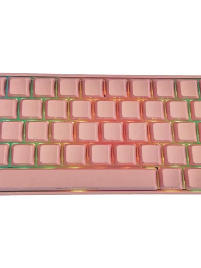 DELTACO GAMING PK95R Wireless Mechanische Gaming Tastatur Pink RGB
