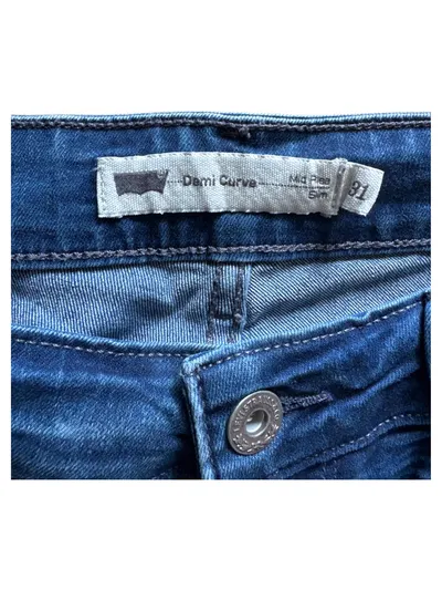 Levi's Damen Jeans Regular Fit Größe 31 Blau Casual