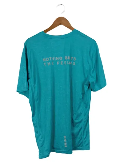 Newline Sport Shirt Damen Gr. 44/XXL Türkis Polyester Laufshirt