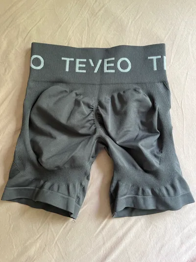 TEVEO Damen Ski Unterhose Shorts Grau Sportlich Einheitsgröße Seamless