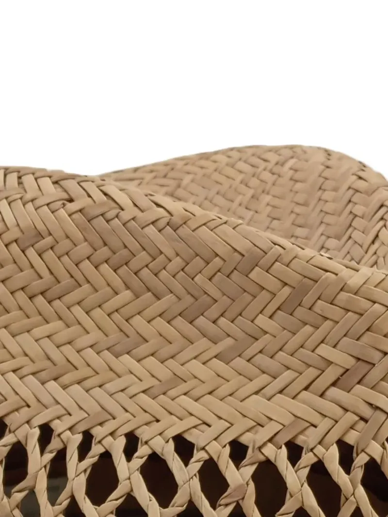 BACARDI Strohhut Herren Sommerhut Stroh Beige One Size Fedora 5