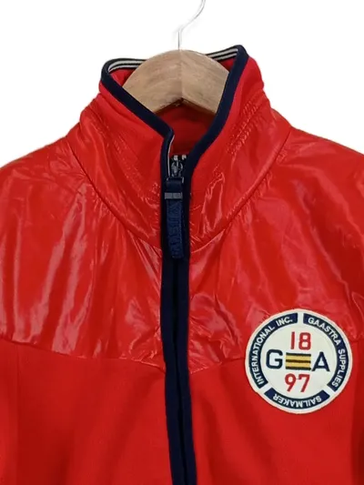 Gaastra Herren Trainingsjacke Sport Rot M Polyester Logo