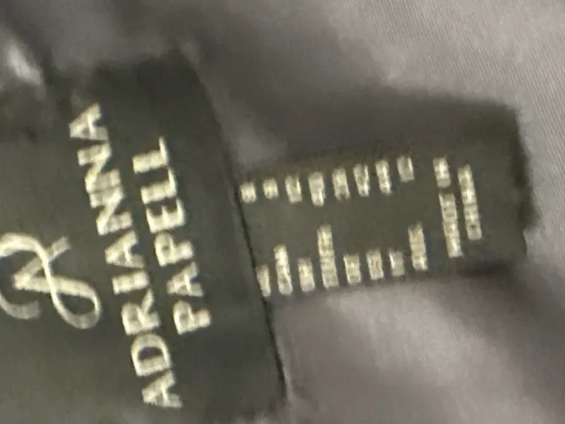 Adrianna Papell Abendkleid Damen Gr. 40/L Grau Elegant Midi 4
