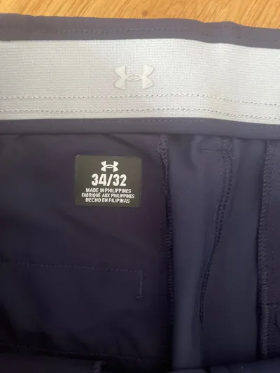 Under Armour Herren Jogginghose Blau Größe 34x32 Sportlich Freizeit