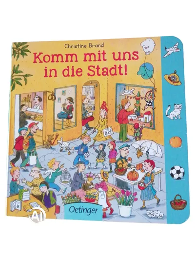 Oetinger Activity Buch Komm mit uns in die Stadt! Kinderbuch Deutsch