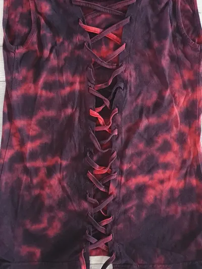 EMP Damen Top 38/M Batikmuster Neckholder Mehrfarbig Casual
