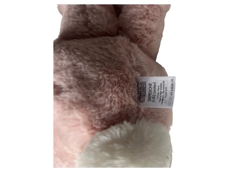 Depesche Plüschtier Hase Rosa Kuscheltier Stofftier 30cm 3