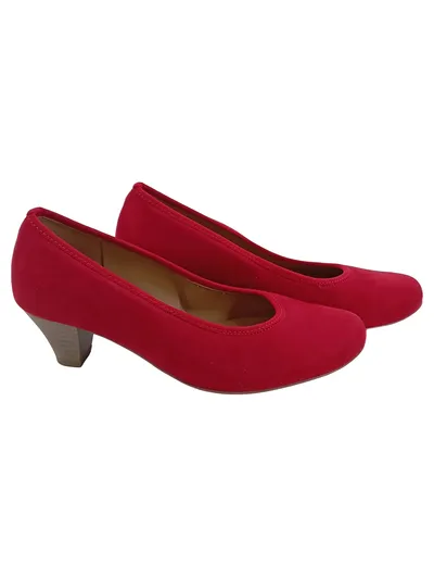Jenny Damen Pumps Rot Gr. 36 Klassisch Elegant