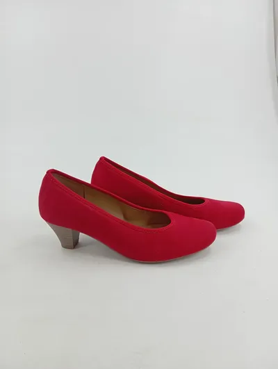 Jenny Damen Pumps Rot Gr. 36 Klassisch Elegant