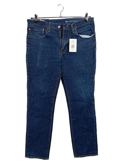 Levi's 512 Slim Fit Herren Jeans Blau W34 L30 Stretch Denim