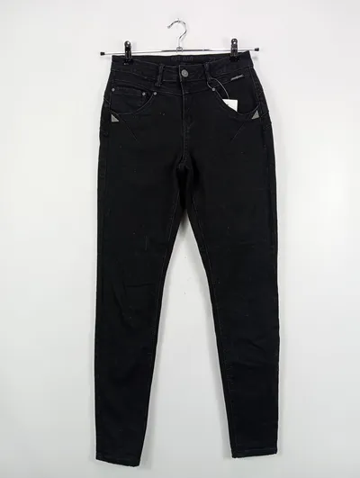 Cream Damen Jeans Hose Skinny Fit Schwarz Gr. 28 Casual
