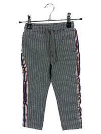 Alive Kinder Jogginghose Gr. 92 Grau Sportlich mit Streifen 1