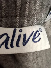 Alive Kinder Jogginghose Gr. 92 Grau Sportlich mit Streifen 5