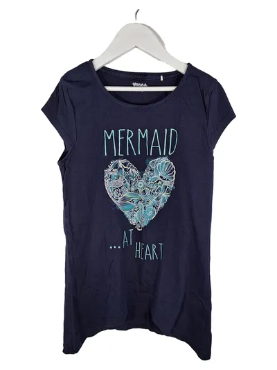 Yigga Mädchen T-Shirt Mermaid at Heart Gr. 146/152 Blau