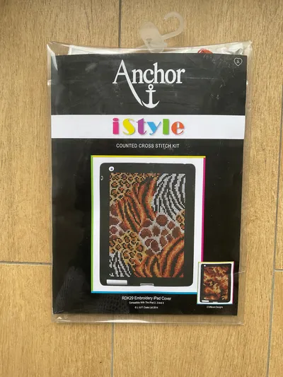 Anchor Zählstich-Kit iPad Hülle Schutzhülle Tiermotive Mehrfarbig iPad 2 3 4