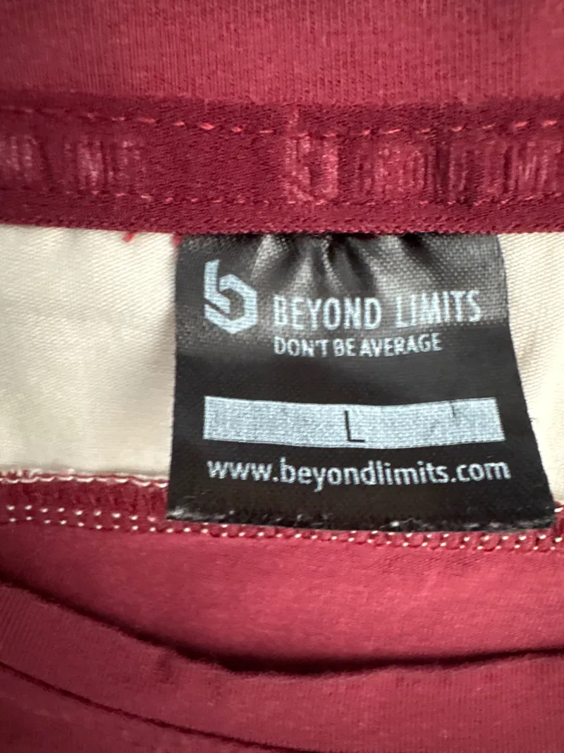 Beyond Limits Herren T-Shirt Sportlich Rot Gr. el 5
