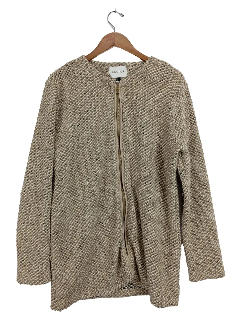 COSTES Strickjacke Damen Gr. L Beige Casual 1