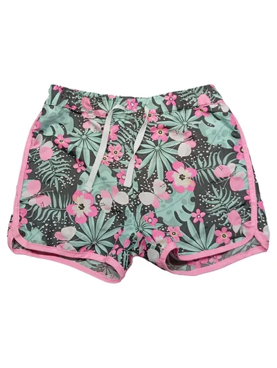 DOPO DOPO Kinder Badeshorts Blumenmuster Mehrfarbig Gr. 128 Sportlich