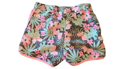 DOPO DOPO Kinder Badeshorts Blumenmuster Mehrfarbig Gr. 128 Sportlich