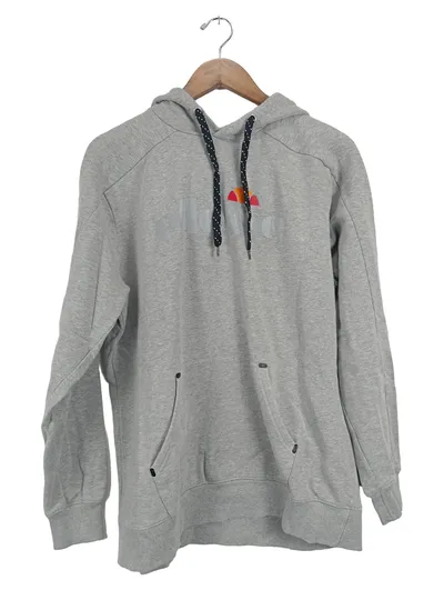 Ellesse Herren Kapuzenpullover Hoodie Grau Gr. 50/L