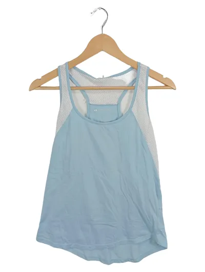 Even&Odd Active Damen Sport Top Tanktop Gr. S Hellblau Mesh