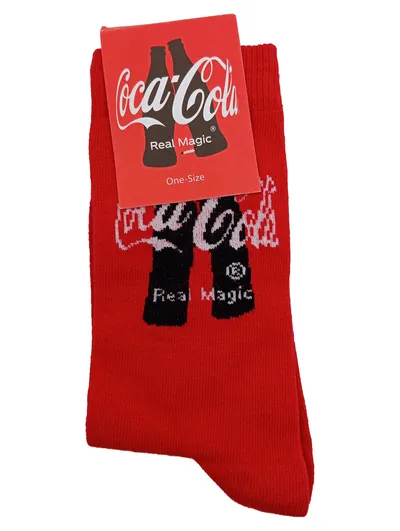 Coca-Cola Socken Real Magic One Size Rot Kinder Fanartikel