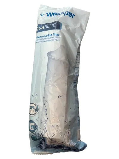 Wessper AquaBlue Wasserfilter Kartusche für Kaffeemaschinen BPA frei Weiß