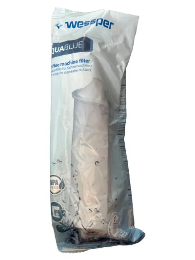 Wessper AquaBlue Wasserfilter Kartusche für Kaffeemaschinen BPA frei Weiß