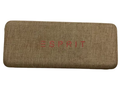 Esprit Brillenetui Beige Schutzhülle Hardcase für Brille Sonnenbrille