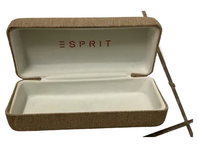 Esprit Brillenetui Beige Schutzhülle Hardcase für Brille Sonnenbrille