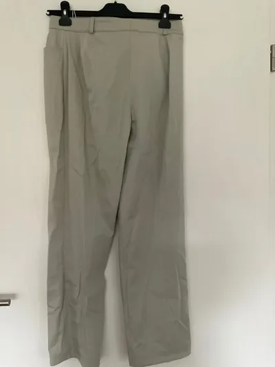 Basler Anzughose Damen Beige Business Baumwolle Gr. W28/36/S L30