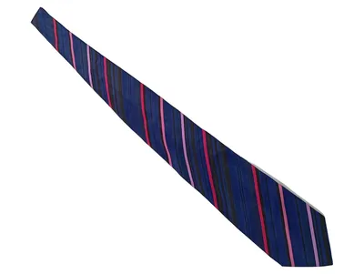 Paul Smith Herren Krawatte gestreift Mehrfarbig Seide Business