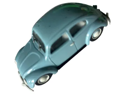 Volkswagen Käfer Modellauto Blau Sammlerfahrzeug Spielzeugauto