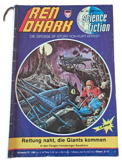 Ren Dhark 60 Kurt Brand Science Fiction Roman "Rettung naht die Giants kommen"